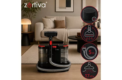 Kárpittisztító gép VacTrim Zortiva 800 W, 17 000 Pa, kárpitozáshoz és szőnyegekhez