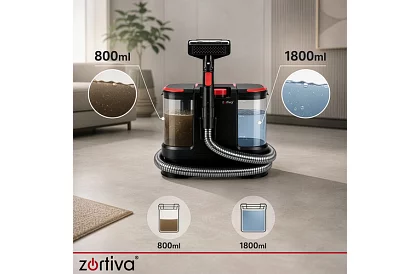 Kárpittisztító gép VacTrim Zortiva 800 W, 17 000 Pa, kárpitozáshoz és szőnyegekhez