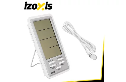 Vezet nélküli meteorológiai állomás – hőmérő, páratartalom mérő, óra és ébresztőóra