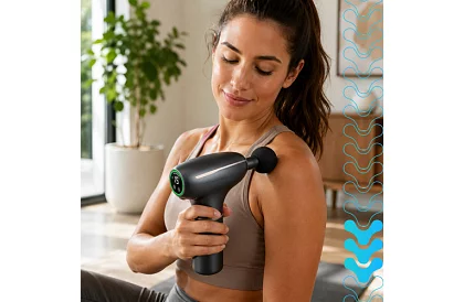 Masszázspisztoly Pro Ultra Vibration – 7 fejet + meleg/hideg terápia