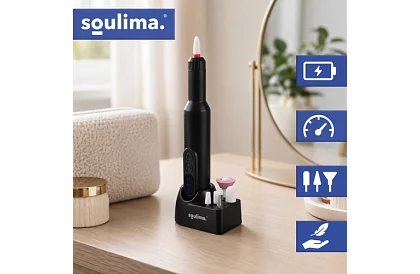 Professzionális vezeték nélküli körömcsiszoló - 18 000 ford./perc – USB-C, 6 maró