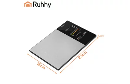 Elektronikus konyhai mérleg 5 kg Bluetooth-tal, LCD kijelzővel és kalóriaelemzéssel