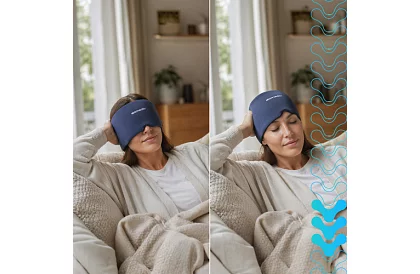 Gél hűtő és melegítő sapka 360° – relaxáló kompressziós maszk