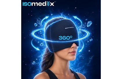 Gél hűtő és melegítő sapka 360° – relaxáló kompressziós maszk