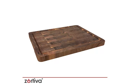 Fából konyhai vágódeszka 43 × 33 cm – tömör akáciából készült deszka