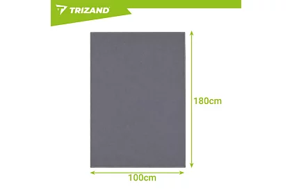 Gyorsan száradó törölköző 180 × 100 cm mikroszálas – szürke