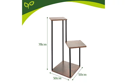 Virágos asztal 3 szintes 78 cm – virágtartó