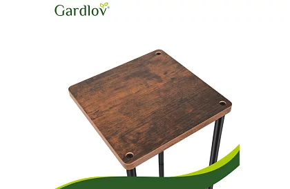 Virágos asztal 3 szintes 78 cm – virágtartó