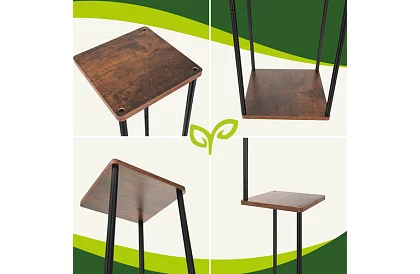 Virágos asztal 3 szintes 78 cm – virágtartó