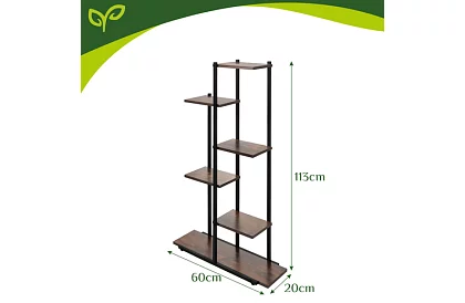Virágos asztal 6 szintes 113 cm – virágtartó