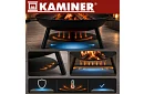 Kerti grill háromlábúval és függő rács 58 cm – kandalló tűzhely