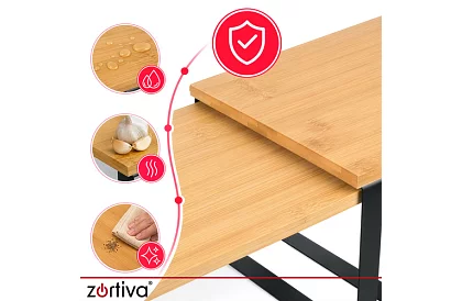 Konyhai polc a munkafelületre - 2 db, fűszer- és bögreorganizáló
