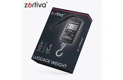 Elektronikus poggyász mérleg kampóval 40 kg