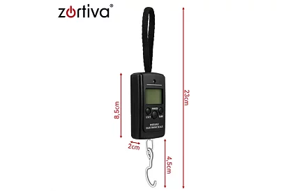 Elektronikus poggyász mérleg kampóval 40 kg