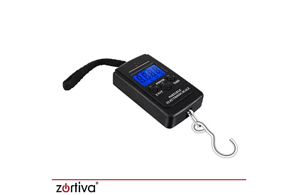 Elektronikus poggyász mérleg kampóval 40 kg