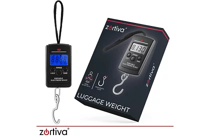 Elektronikus poggyász mérleg kampóval 40 kg