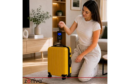 Elektronikus poggyász mérleg kampóval 40 kg