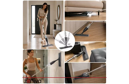 Permetezős mop permetezővel 300 ml + 3 mikroszálas huzat