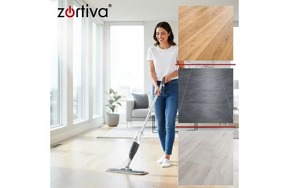 Permetezős mop permetezővel 300 ml + 3 mikroszálas huzat