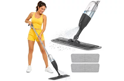 Permetezős mop permetezővel 300 ml + 3 mikroszálas huzat