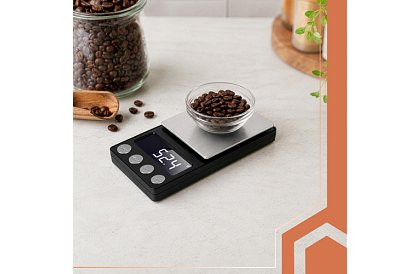Pontos zsebkés mérleg 500 g / 0,01 g – ideális ékszerekhez, laboratóriumokhoz, hobbihoz és konyhához