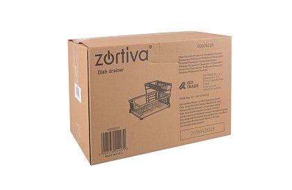 Csepegtető edényekhez, kétszintes, nagy 43 cm - fekete evőeszköztartóval