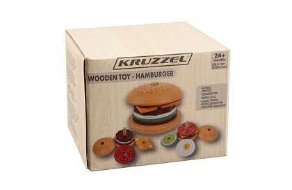 Fa díszítő Burger – oktató játék a motorikus készségek és a logikai gondolkodás fejlesztésére
