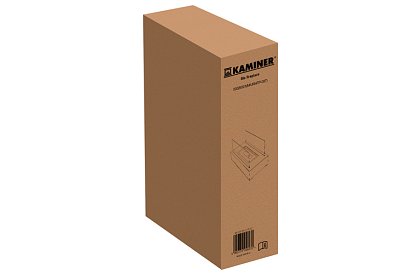 Szabadon álló bio-kandalló 35 × 18 × 17 cm – füstmentes, bioetanollal, 2 üvegfallal