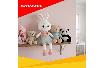Plüss puha nyuszi 45 cm – plüss játék gyerekeknek