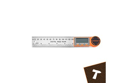 Digitális elektronikus szögmérő 360°, 200 mm LCD-vel – pontos szögmérés
