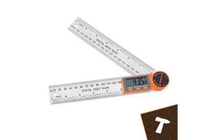Digitális elektronikus szögmérő 360°, 200 mm LCD-vel – pontos szögmérés