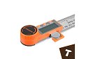 Digitális elektronikus szögmérő 360°, 200 mm LCD-vel – pontos szögmérés