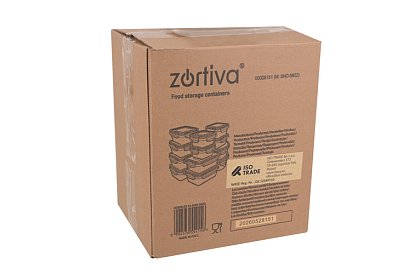 Étel tárolók 12 db, 5 méretben, mikrohullámú sütőbe, mosogatógépbe és fagyasztóba