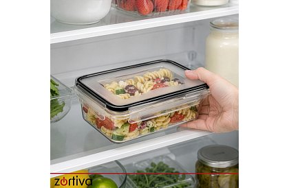 Étel tárolók 12 db, 5 méretben, mikrohullámú sütőbe, mosogatógépbe és fagyasztóba