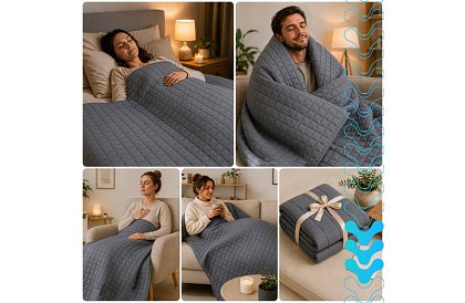 Zsúlyozott antistressz takaró - Sensory Gray 8 kg, 200 × 150 cm