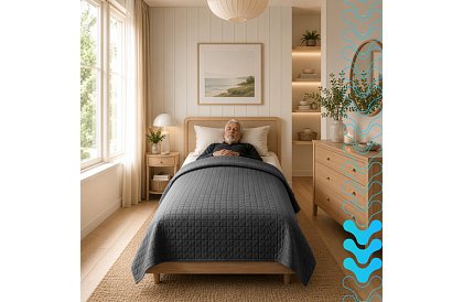 Zsúlyozott antistressz takaró - Sensory Gray 8 kg, 200 × 150 cm