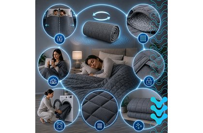 Zsúlyozott antistressz takaró - Sensory Gray 8 kg, 200 × 150 cm