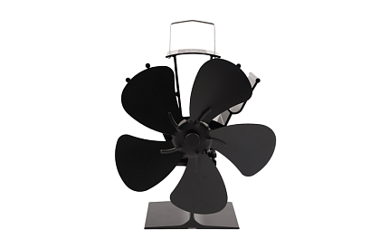 Kályhás ötlapátos ventilátor KAMINER - hővel hajtva
