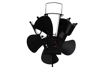 Kályhás ötlapátos ventilátor KAMINER - hővel hajtva