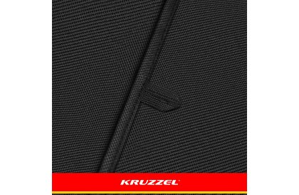 XXL játékos láda 132 l fedéllel, fekete szervező 94 cm