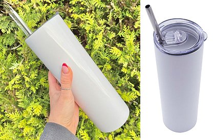 Utazási termoszivár 590 ml – minimalista fehér