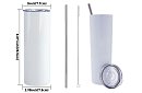 Utazási termoszivár 590 ml – minimalista fehér