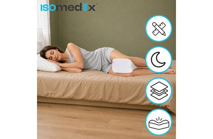 Ergonomikus profilú párna térd közé ISOMEDIX 25 × 21 × 15 cm