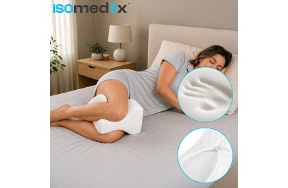 Ergonomikus profilú párna térd közé ISOMEDIX 25 × 21 × 15 cm