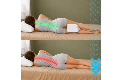 Ergonomikus profilú párna térd közé ISOMEDIX 25 × 21 × 15 cm