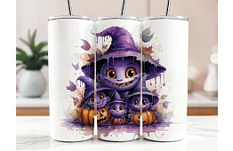 Utazási termoszivár 590 ml – Halloween boszorkány 01