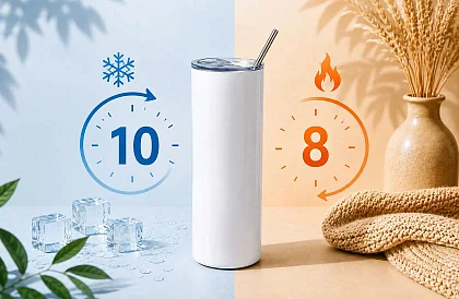 Utazási termoszivár 590 ml – Színes napraforgók 25