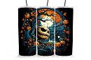 Utazási termoszivár 590 ml – Halloween király Jack és tök 27