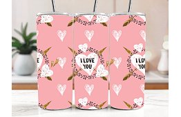 Utazási termoszivár 590 ml – I Love You 33
