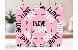 Utazási termoszivár 590 ml – I Love You tollakkal 39